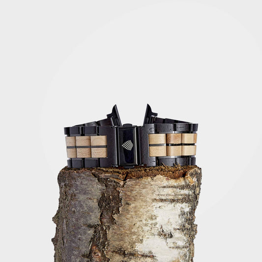 Natural Wood Apple Watch Strap: The Aspen