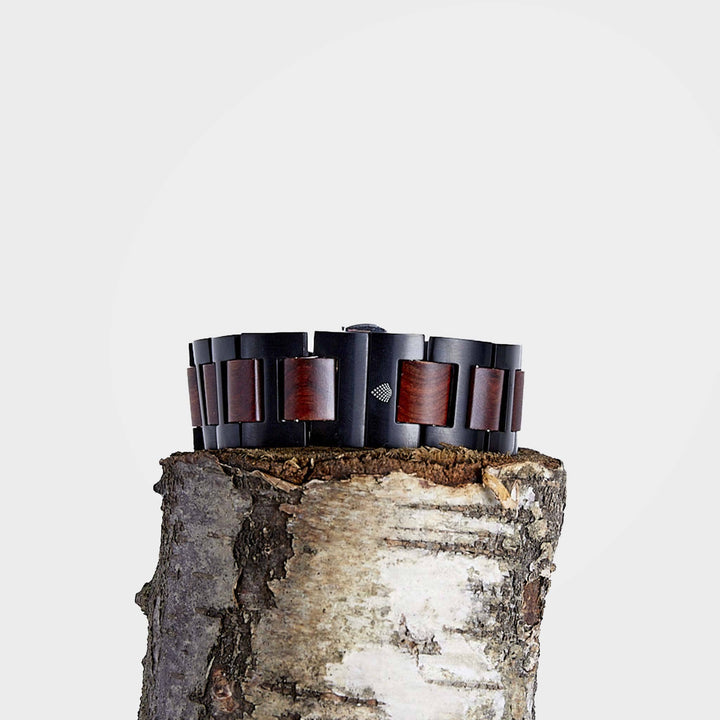 Handmade Natural Wood Apple Watch Strap: The Cherry