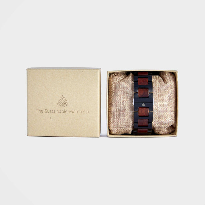 Handmade Natural Wood Apple Watch Strap: The Cherry