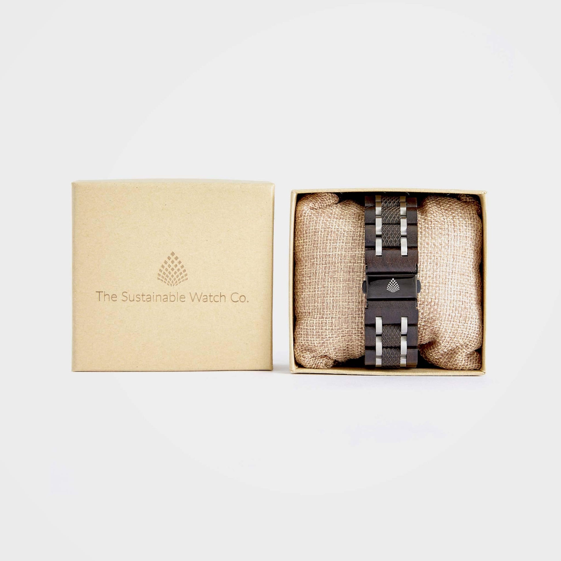 Handmade Natural Wood Apple Watch Strap: The Ebony