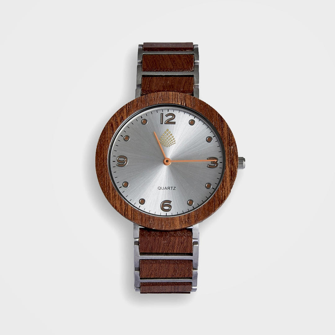 Handmade Natural Wood Wristwatch For Women: The Elm