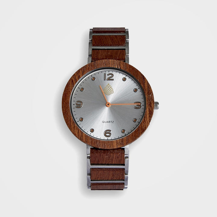 Handmade Natural Wood Wristwatch For Women: The Elm