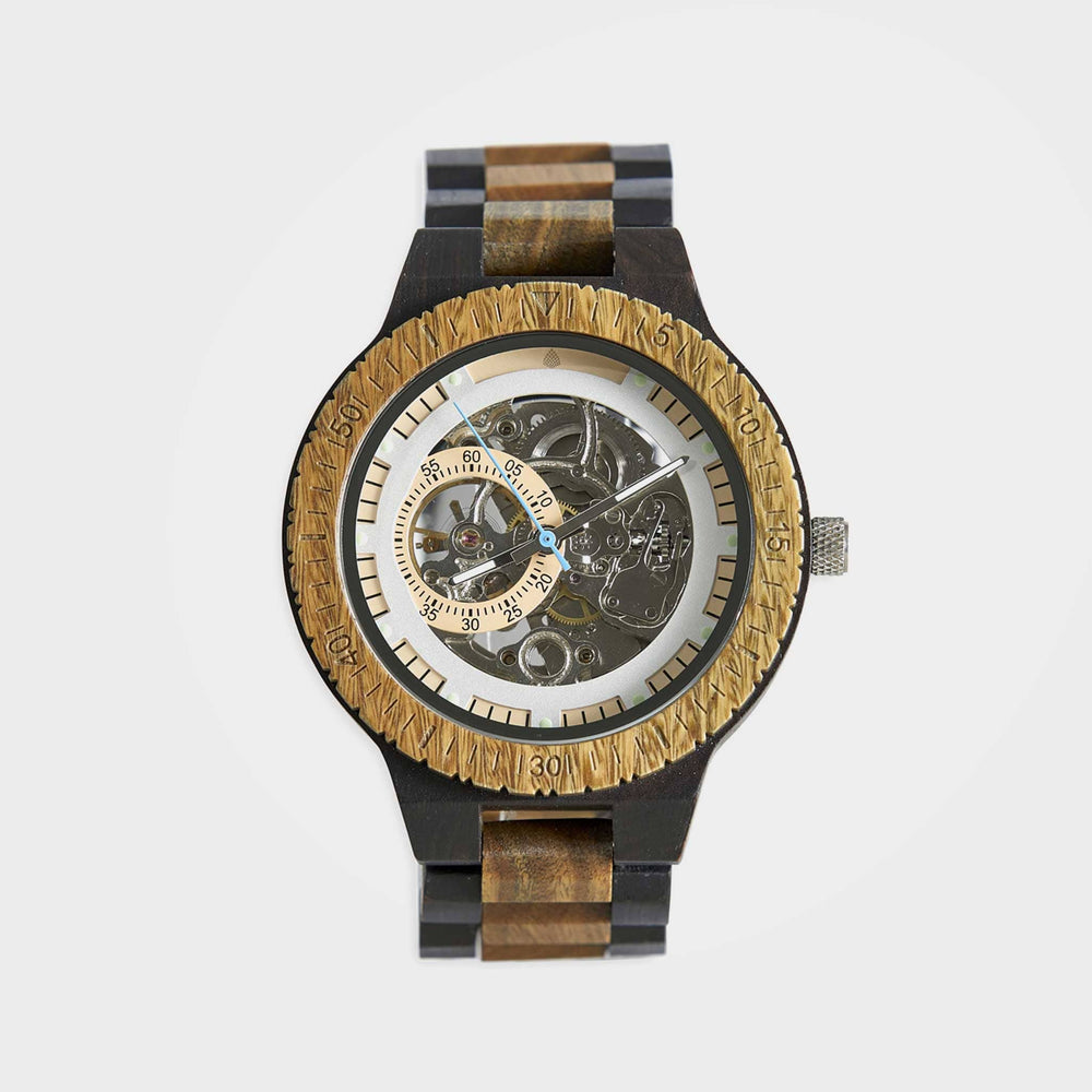 Handmade Wooden Wristwatch For Men: The Hemlock