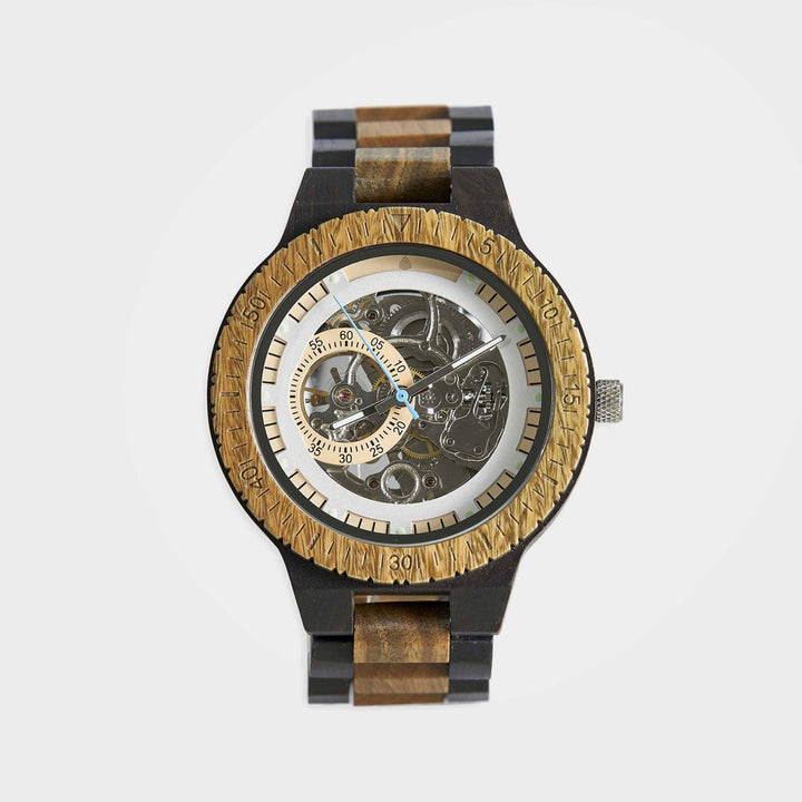Handmade Wooden Wristwatch For Men: The Hemlock