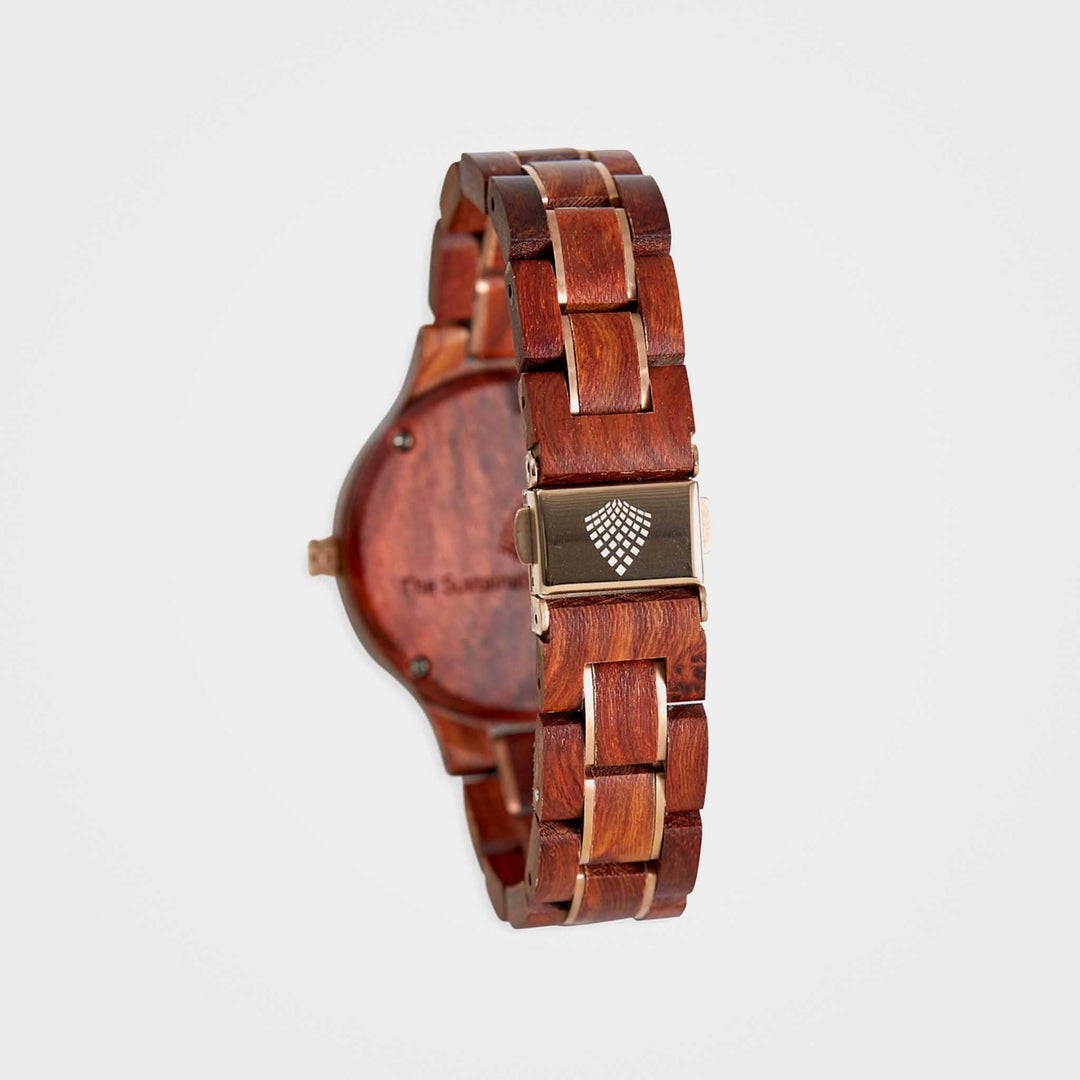 Handmade Wooden Wristwatch For Women: The Mangolia