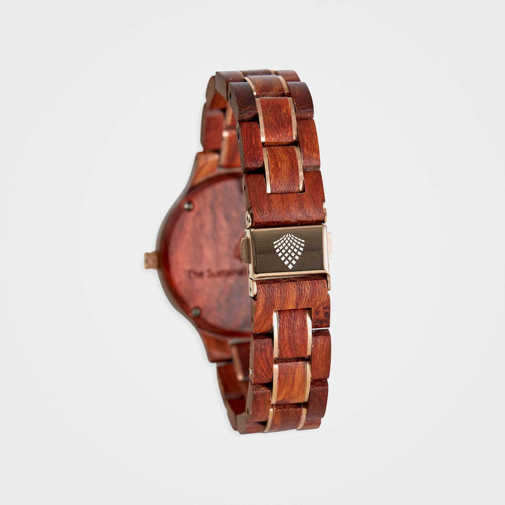 Handmade Wooden Wristwatch For Women: The Mangolia