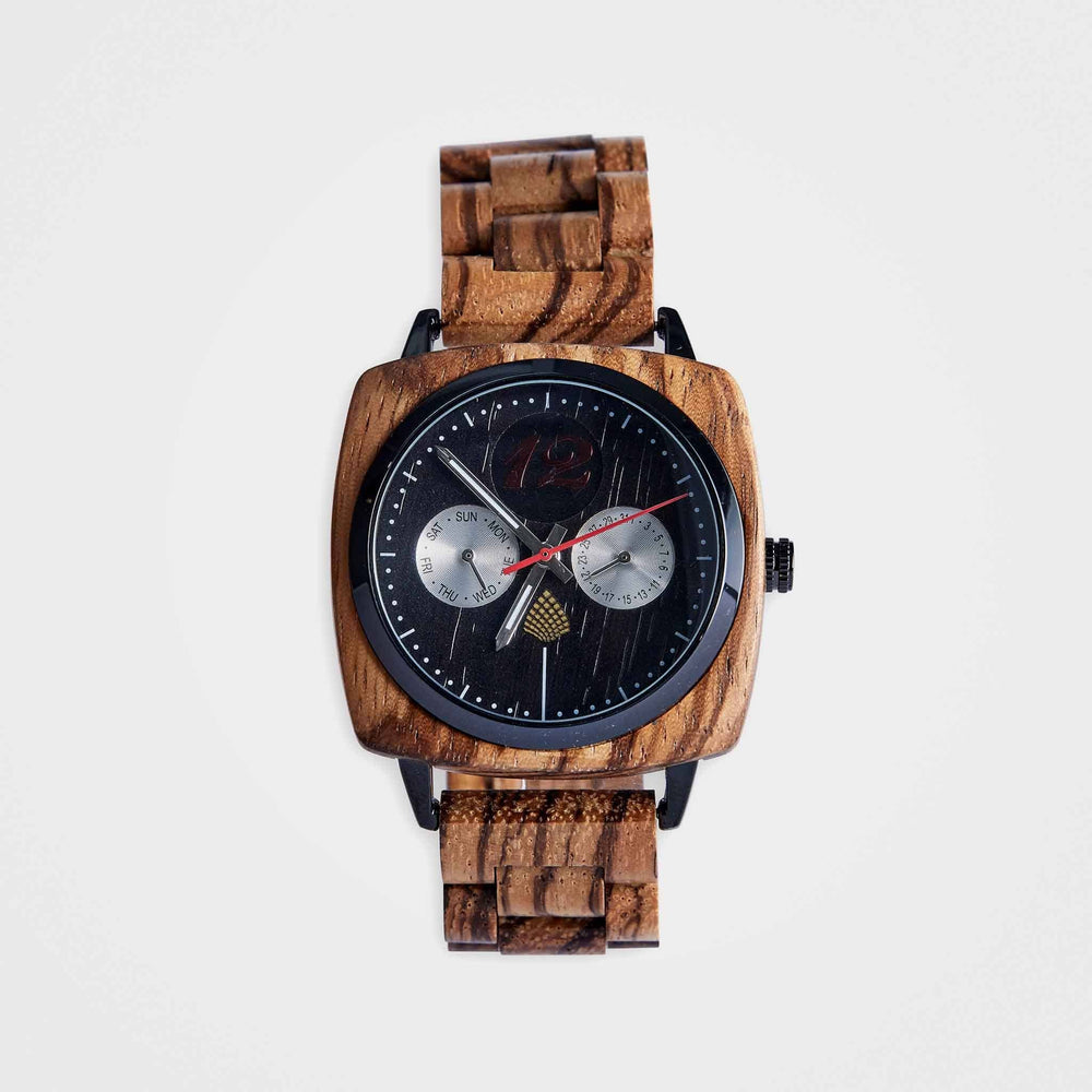 Sustainable Handmade Wristwatch For Men: The Oak