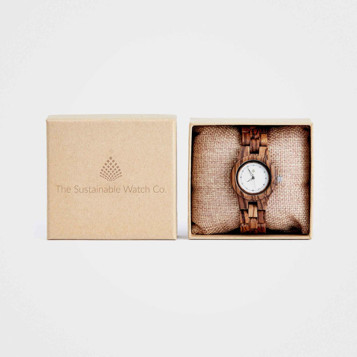Handmade Wooden Wristwatch For Women: The Pine