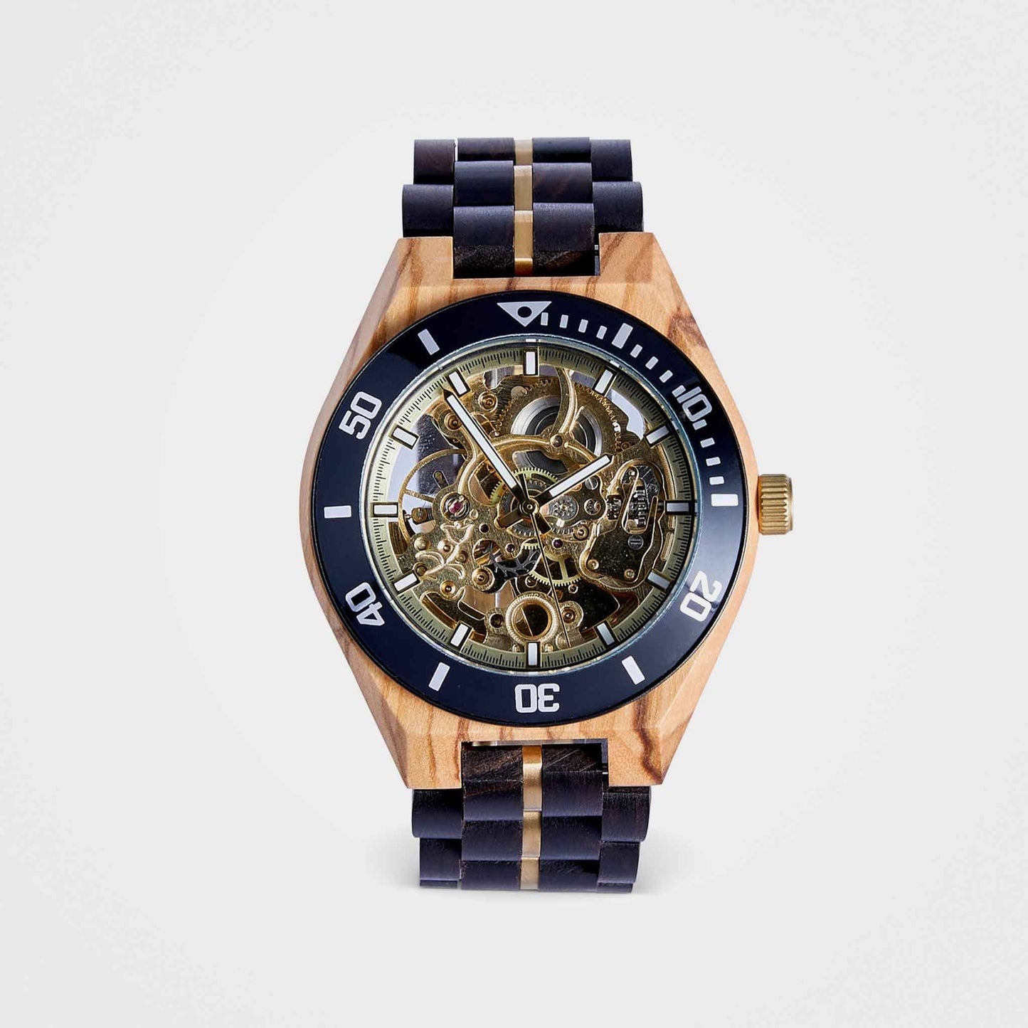 Recycled Wood Watch For Men: The Rosewood