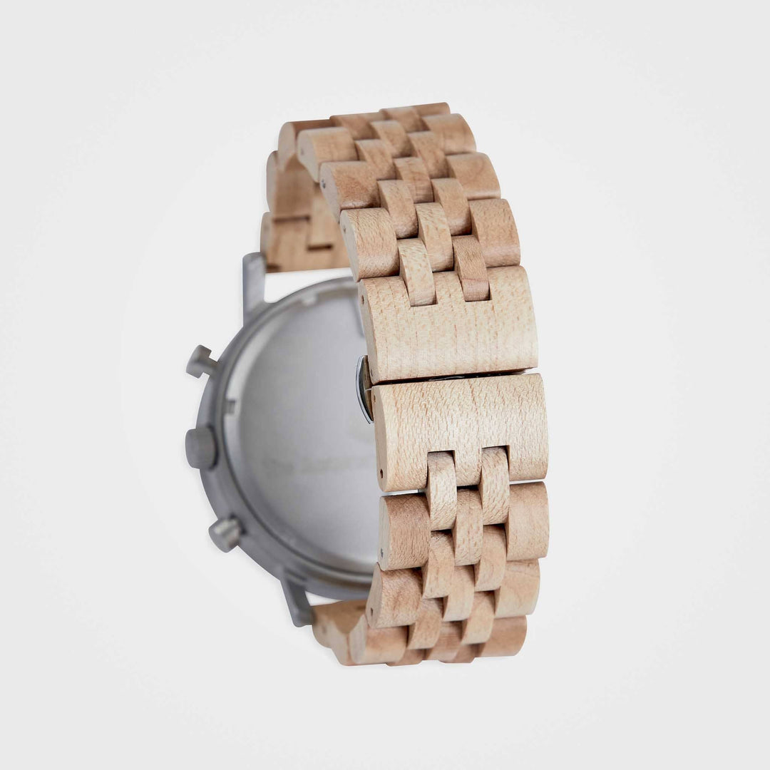 Eco-Friendly Chronograph Watch For Men: The White Cedar