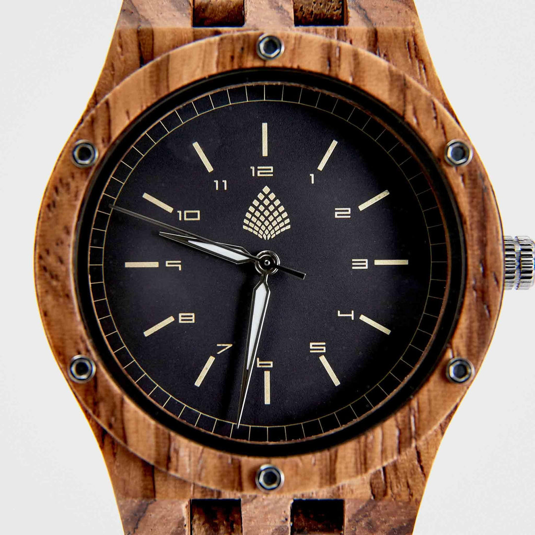 Handmade Wooden Watch For Men: The Yew