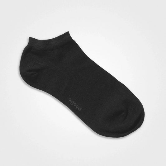 Bambus Sneaker-Socken I Unisex 5er-Pack, Schwarz