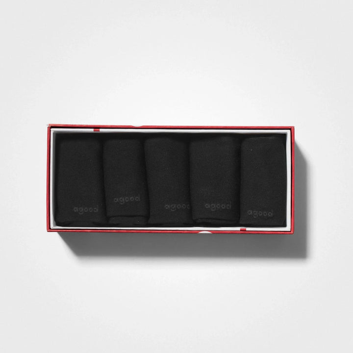 Ankelstrumpa i bambu I Unisex 5-pack, Svart