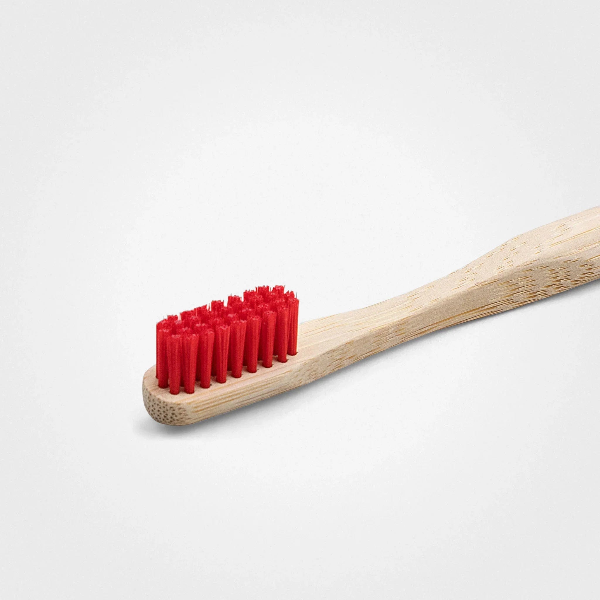 Bamboo Toothbrush Red