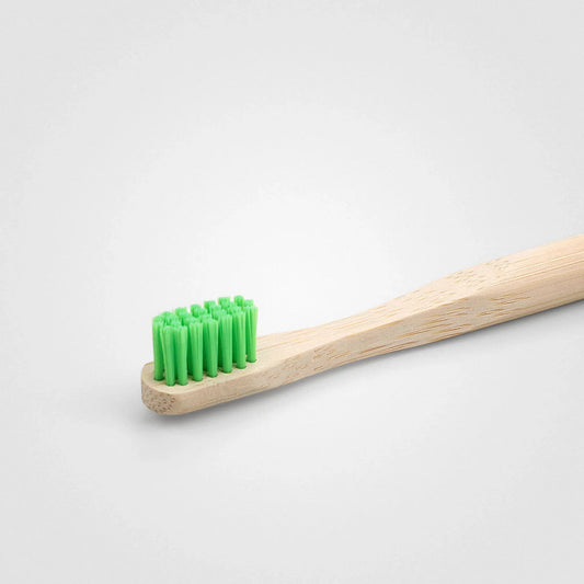 Bamboo Toothbrush, Kids, Green