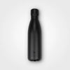 Thermal bottle made from recycled steel, Charcoal Black