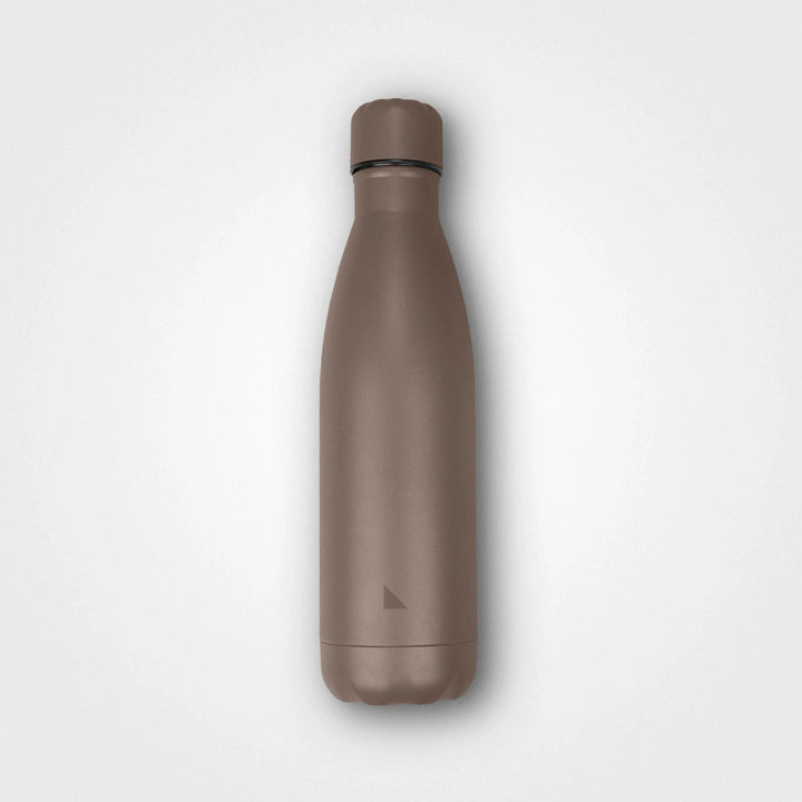Thermos Drinkfles van gerecycled staal, Earth Brown