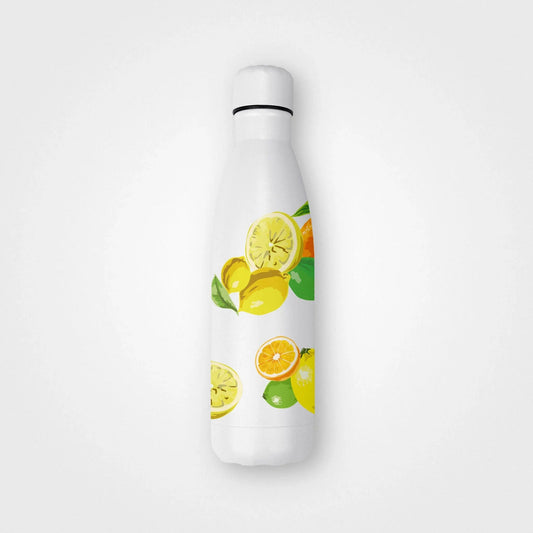 Thermal bottle made from recycled steel, Nikolaj Storm, Citrus