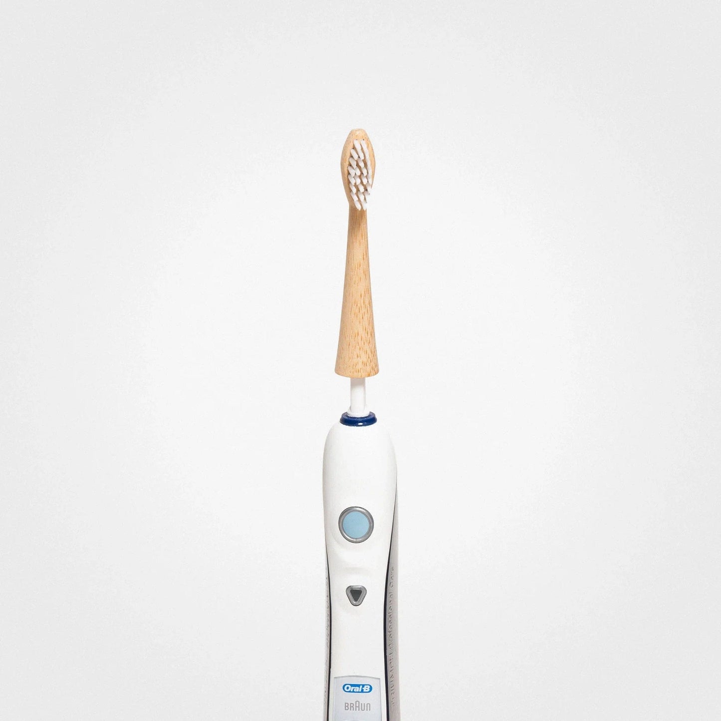 Electric Toothbrush Heads, 4-pack | Made of Bamboo, White, Oral-B