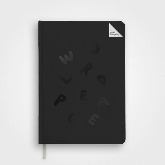 Notebook van steenpapier - A5 Hardcover, Bings | World peace