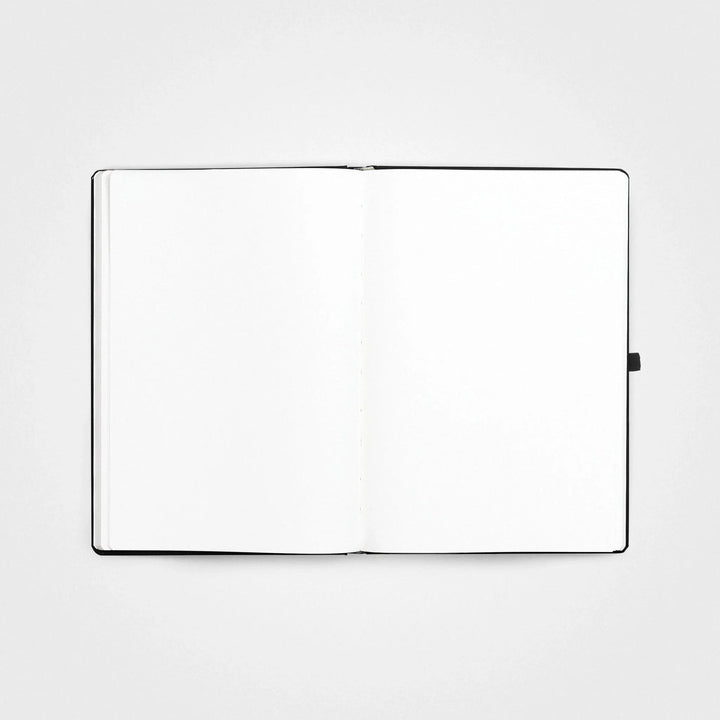 Stone paper notebook - A5 Hardcover, Charcoal black