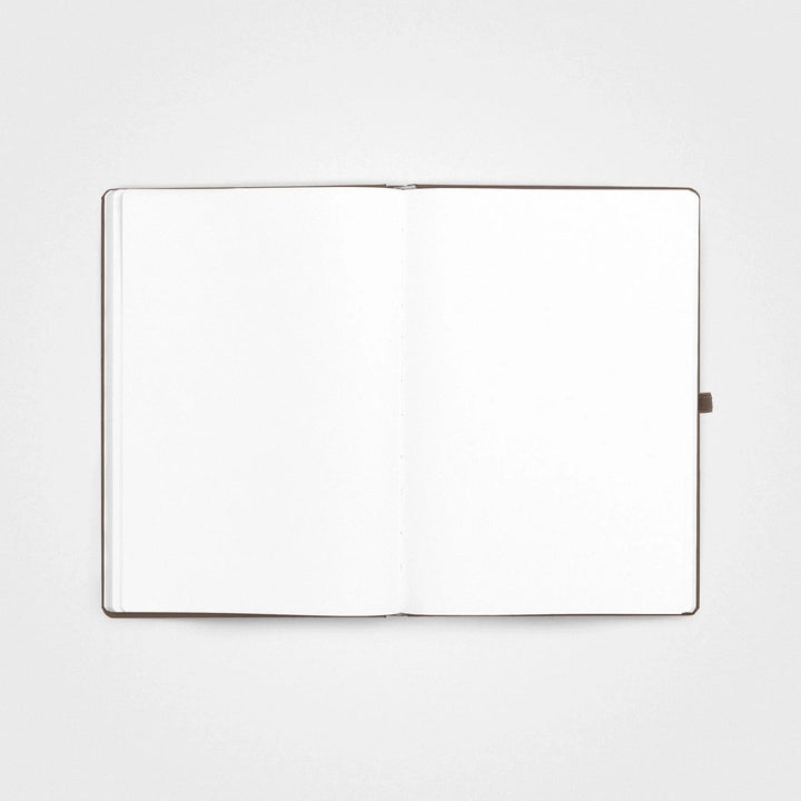 Stone paper notebook - A5 Hardcover, Earth brown