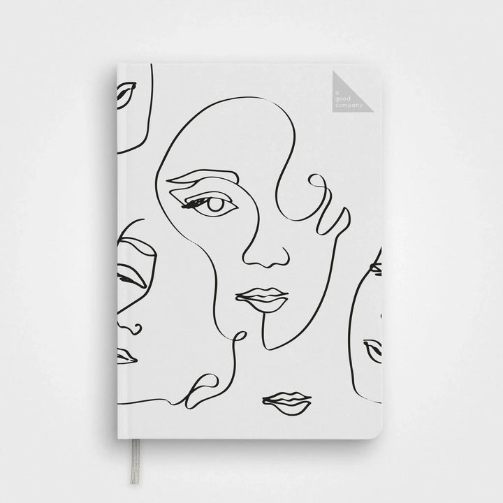 Steenpapier notebook - A5 Hardcover, One line