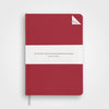 Stone paper notebook - A5 Hardcover, Pomegranate red