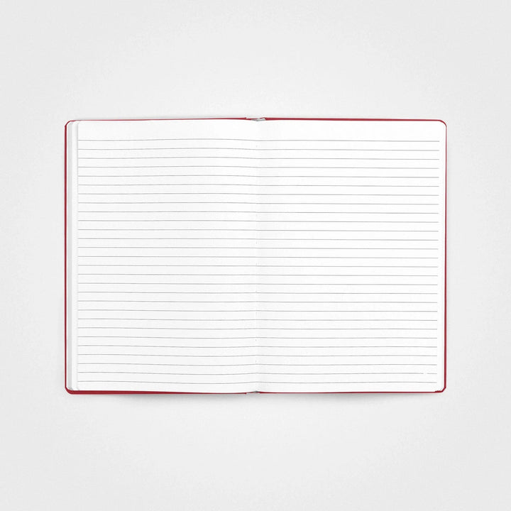 Stone paper notebook - A5 Hardcover, Pomegranate red