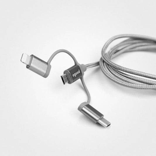 Multi-Charging Cable, made from recycled materials