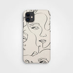 iPhone 11 One Line Phone Case - Plant-based