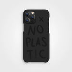 iPhone 12 / 12 Pro Black, No Plastic Phone Case - Plant-based