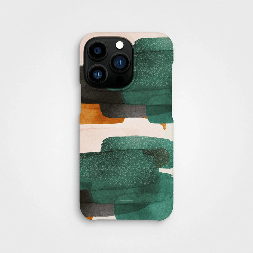 Plant-based cell phone case | Teal Blush