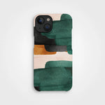 iPhone 13 Teal Blush Handyhülle - Pflanzliche