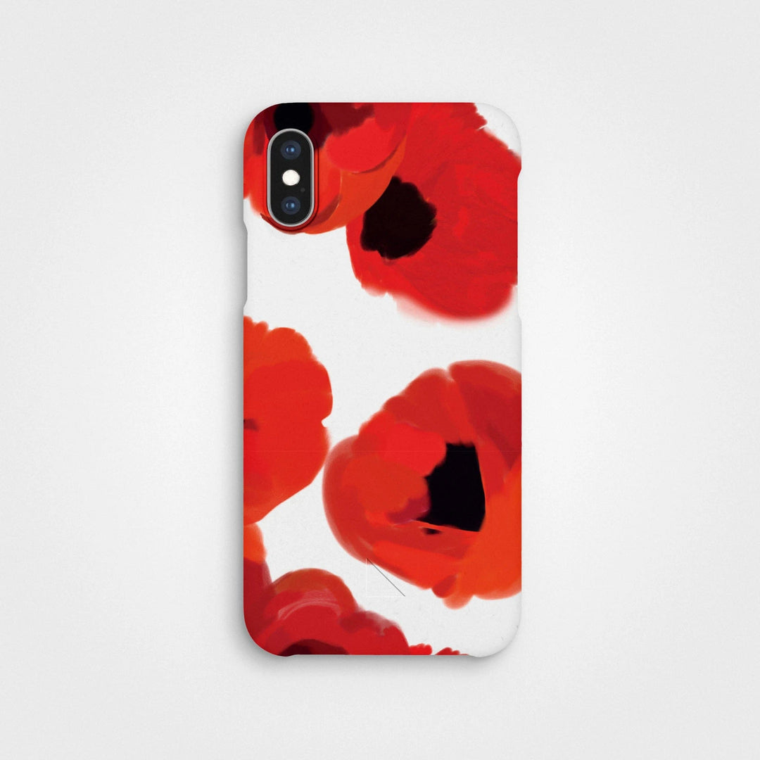 iPhone X XS Poppy Phone Case iPhone X XS Poppy Phone Case