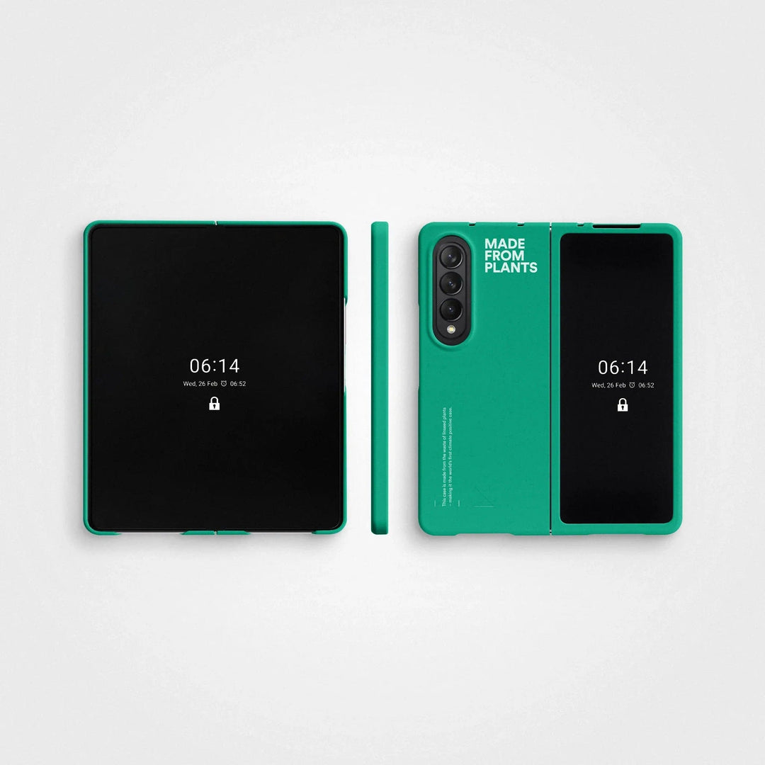 Växtbaserat mobilskal, Mintgreen| Tillverkad av växtdelar