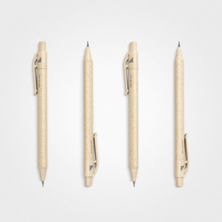 Pencil Made With Grass, Wheat Beige