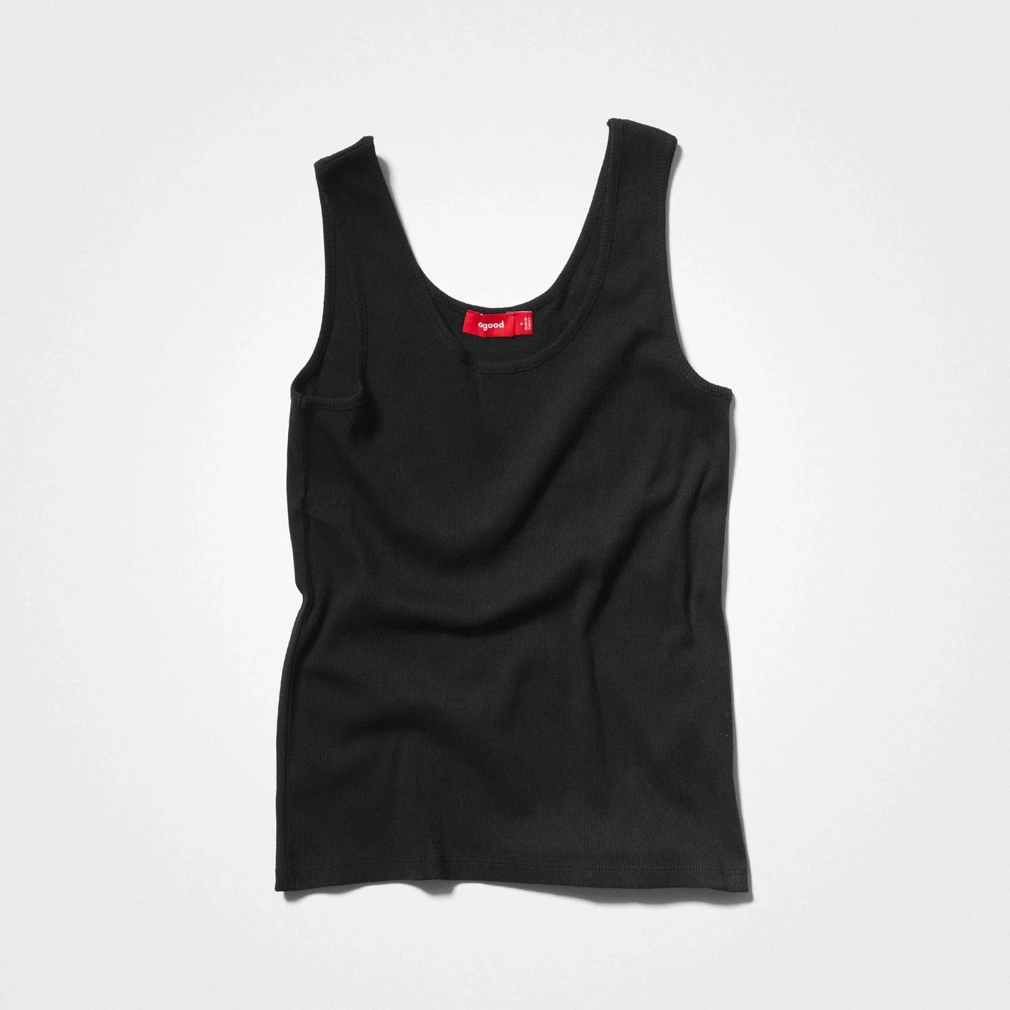 Women’s Recycled Cotton Tank Top, Black