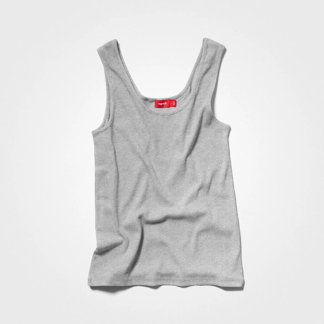 Women’s Recycled Cotton Tank Top, Heather Grey