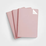 Anteckningsbok i fickformat A6 - Stenpapper, Dusty Pink