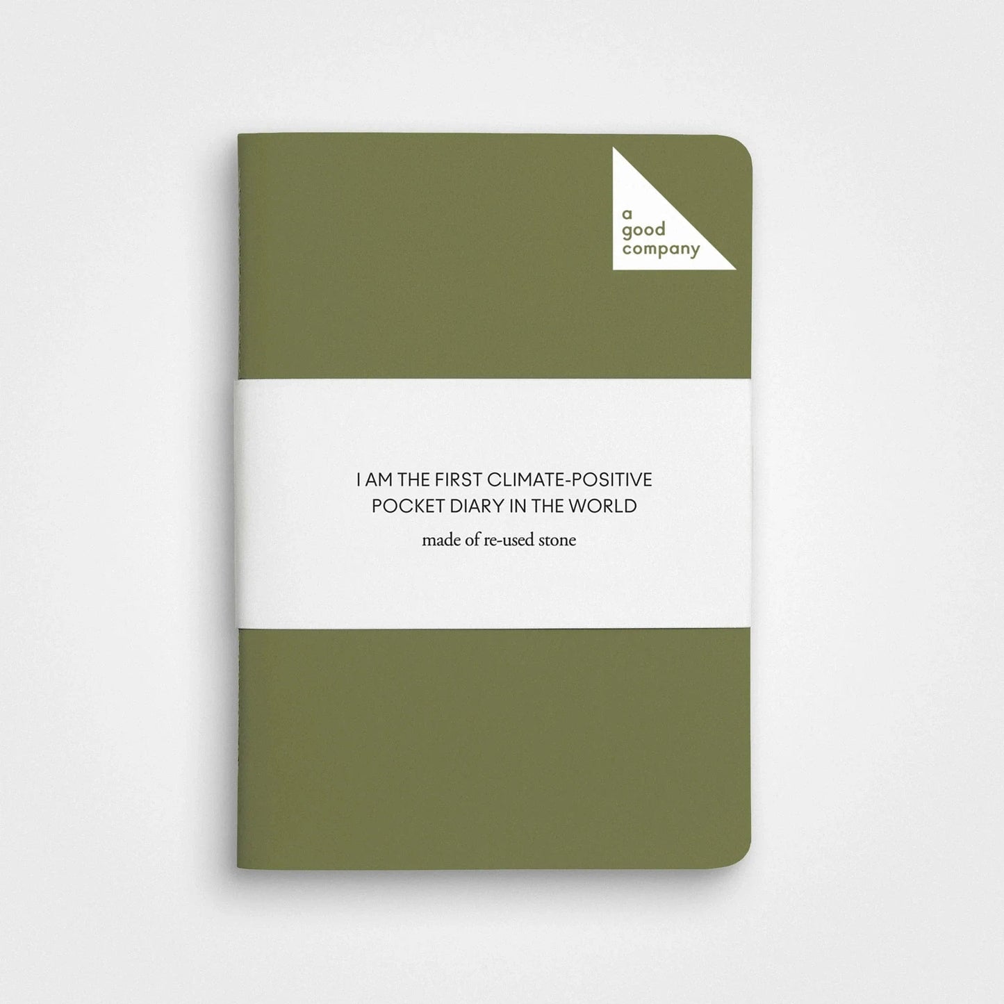 Taschen-Notizbuch A6 – Steinpapier, Grass Green