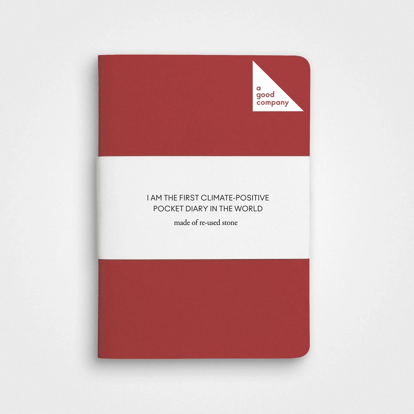 Taschen-Notizbuch A6 – Steinpapier, Pomegranate Red