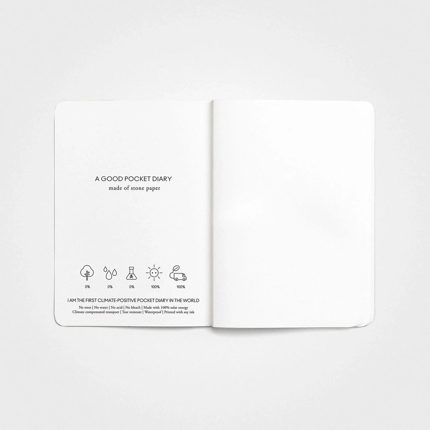 Taschen-Notizbuch A6 – Steinpapier, Snow White