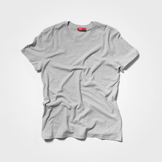 Men’s Recycled Cotton T-Shirt, Heather Grey