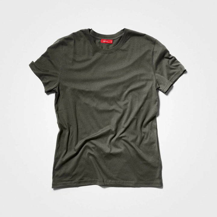 Heren Recycled Cotton T-shirt, Moss