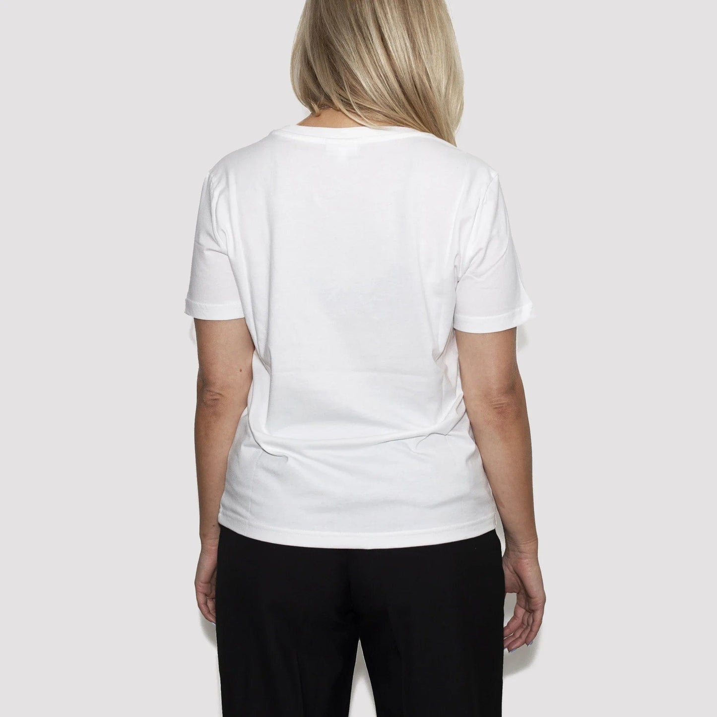 Dames Recycled Cotton T-Shirt, White